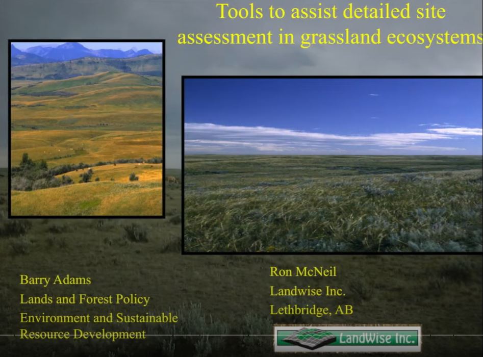 Video Tools to Assist Detailed Site Assessment in Grassland